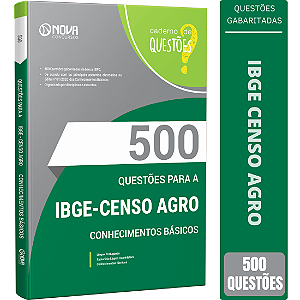 Livro 500 Questões IBGE Temporário - Conhecimentos Básicos