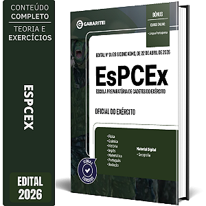 Apostila EsPCEx 2026 - Oficial do Exército