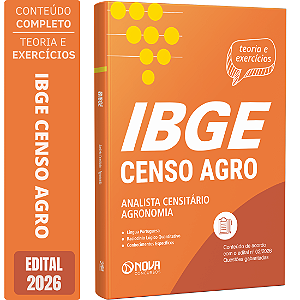 Apostila IBGE Temporário 2026 Analista Censitário - Agronomia