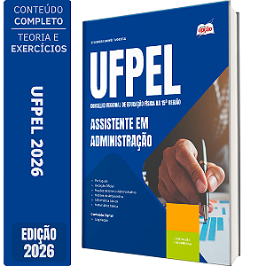 Apostila UFPEL 2026 - Assistente em Administração