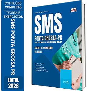 Apostila Prefeitura de Ponta Grossa PR 2026 - Agente Comunitário de Saúde