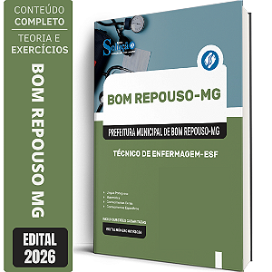 Apostila Prefeitura de Bom Repouso MG 2026 - Técnico de Enfermagem ESF