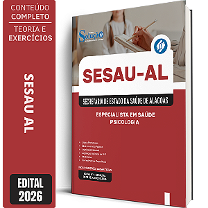 Apostila SESAU AL 2026 Especialista em Saúde - Psicologia