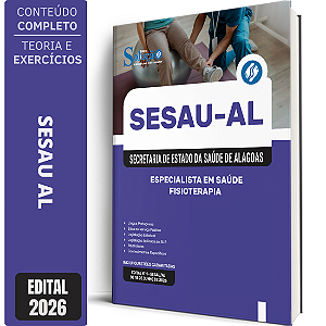 Apostila SESAU AL 2026 Especialista em Saúde - Fisioterapia
