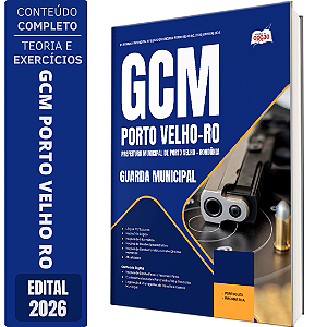 Apostila Prefeitura de Porto Velho RO 2026 GCM - Guarda Municipal
