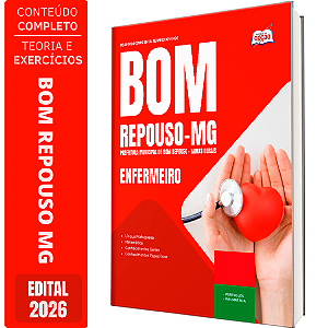 Apostila Prefeitura de Bom Repouso MG 2026 - Enfermeiro