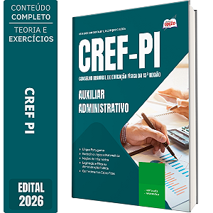Apostila CREF15 PI 2026 - Auxiliar Administrativo