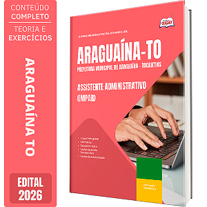 Apostila Prefeitura de Araguaína TO 2026 - Assistente Administrativo (IMPAR)
