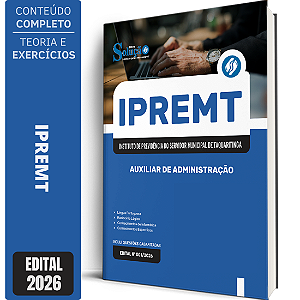 Apostila IPREMT 2026 - Auxiliar de Administração