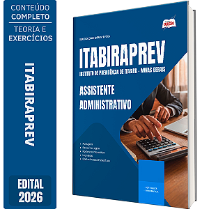 Apostila ITABIRAPREV 2026 - Assistente Administrativo