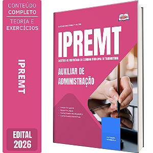 Apostila IPREMT 2026 - Auxiliar de Administração
