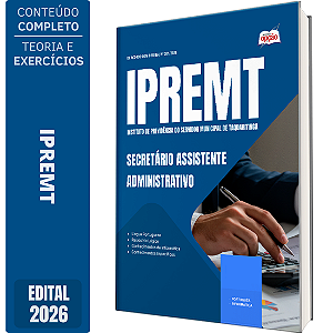 Apostila IPREMT 2026 - Secretário Assistente Administrativo