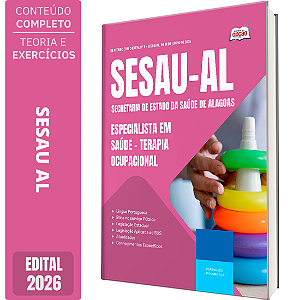 Apostila SESAU AL 2026 Especialista em Saúde - Terapia Ocupacional