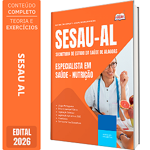 Apostila SESAU AL 2026 Especialista em Saúde - Nutrição
