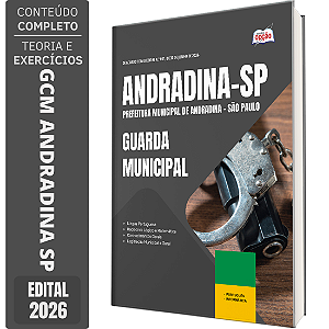 Apostila Prefeitura de Andradina SP 2026 GCM - Guarda Municipal