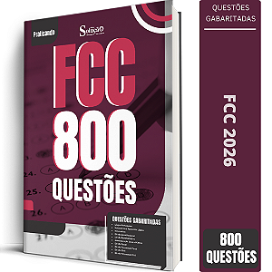 Caderno de Questões FCC - 800 Questões
