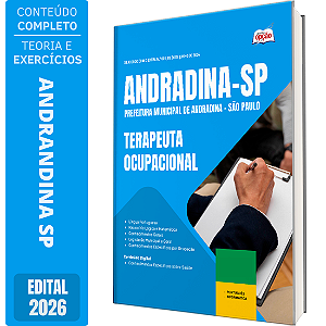 Apostila Prefeitura de Andradina SP 2026 - Terapeuta Ocupacional
