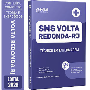 Apostila Prefeitura de Volta Redonda RJ 2026 - Técnico em Enfermagem