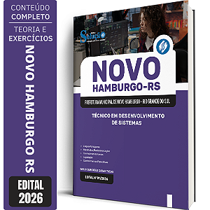 Apostila Prefeitura de Novo Hamburgo RS 2026 - Técnico em Desenvolvimento de Sistemas
