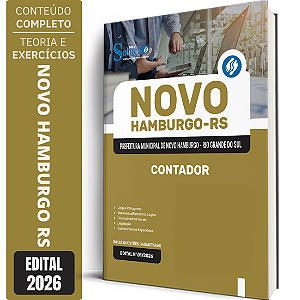 Apostila Prefeitura de Novo Hamburgo RS 2026 - Contador