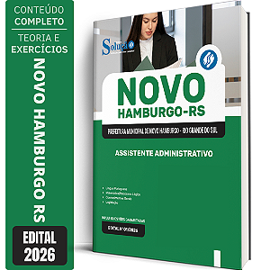 Apostila Prefeitura de Novo Hamburgo RS 2026 - Assistente Administrativo