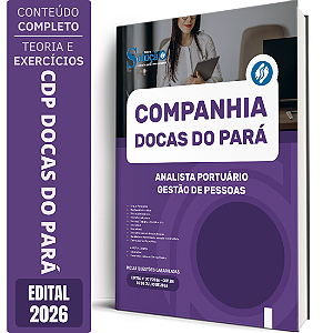 Apostila CDP PA Docas do Pará 2026 Analista Portuário - Gestão de Pessoas