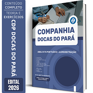 Apostila CDP Docas do Pará 2026 Analista Portuário - Administração
