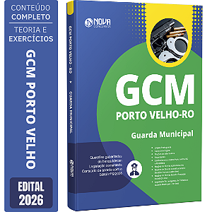 Apostila Prefeitura de Porto Velho RO 2026 GCM - Guarda Municipal