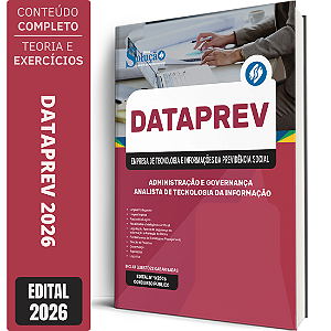 Apostila DATAPREV 2026 Analista de Tecnologia da Informação - Administração e Governança
