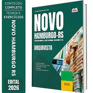 Apostila Prefeitura de Novo Hamburgo RS 2026 - Arquivista