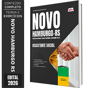 Apostila Prefeitura de Novo Hamburgo RS 2026 - Assistente Social AS