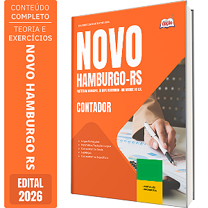 Apostila Prefeitura de Novo Hamburgo RS 2026 - Contador
