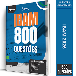 Caderno de Questões IBAM - 800 Questões Gabaritadas