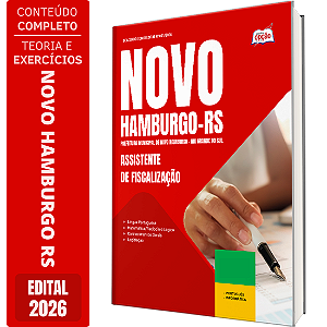 Apostila Prefeitura de Novo Hamburgo RS 2026 - Assistente de Fiscalização