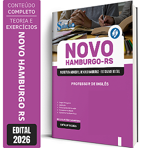 Apostila Prefeitura de Novo Hamburgo RS 2026 - Professor de Inglês