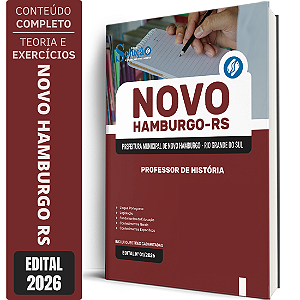 Apostila Prefeitura de Novo Hamburgo RS 2026 - Professor de História