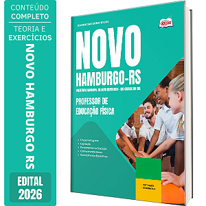 Apostila Prefeitura de Novo Hamburgo RS 2026 - Professor de Educação Física