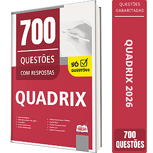 Caderno de Questões Quadrix - 700 Questões Gabaritadas