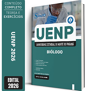Apostila UENP 2026 Agente Universitário Profissional - Biólogo