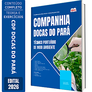 Apostila CDP Docas do Pará 2026 - Técnico Portuário de Meio Ambiente