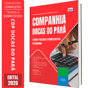 Apostila CDP Docas do Pará 2026 Analista Portuário - Administração