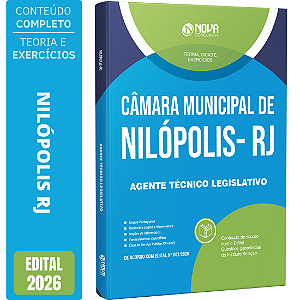 Apostila Câmara de Nilópolis RJ 2026 - Agente Técnico Legislativo