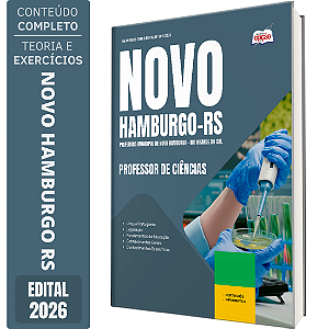 Apostila Prefeitura de Novo Hamburgo RS 2026 - Professor de Ciências