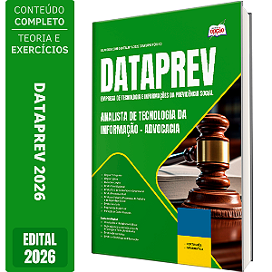 Apostila DATAPREV 2026 Analista de Tecnologia da Informação - Advocacia