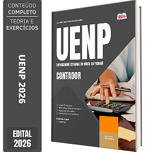 Apostila UENP 2026 Agente Universitário Profissional - Contador