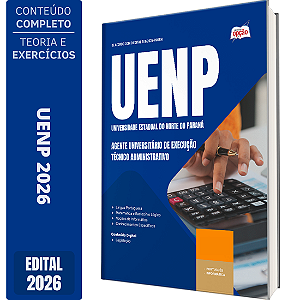 Apostila UENP 2026 Agente Universitário de Execução - Técnico Administrativo