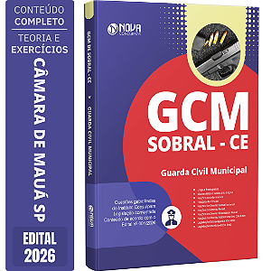 Apostila Prefeitura de Sobral CE 2026 GCM - Guarda Civil Municipal