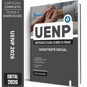 Apostila UENP 2026 Agente Universitário Profissional - Assistente Social