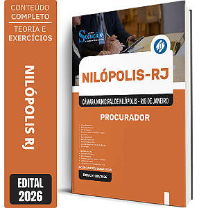 Apostila Câmara de Nilópolis RJ 2026 - Procurador