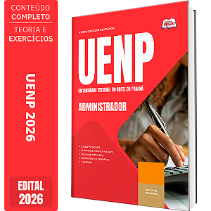 Apostila UENP 2026 Agente Universitário Profissional - Administrador